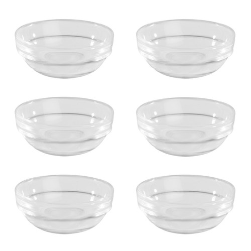 Glass condiment dishes set - condiment,