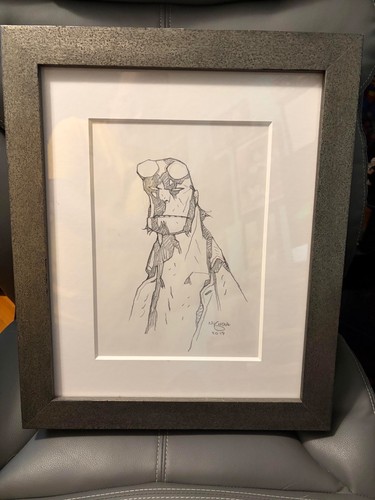 Hellboy sketch mignola - sketch,