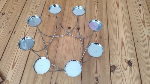 Chrome tealight candle - m&w,