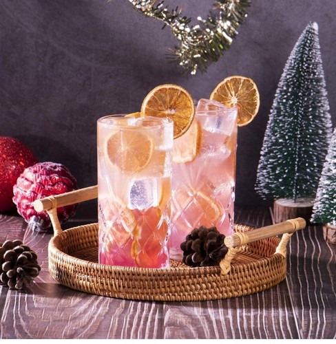 Crystallised glasses 350ml set - 350ml,