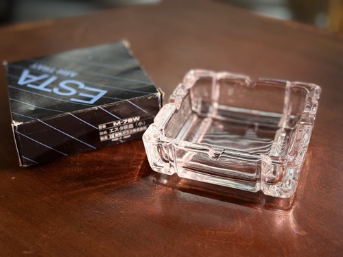 Esta crystal glass - crystal, ash-tray