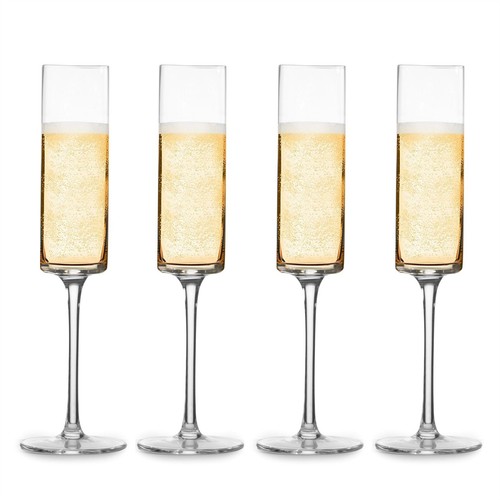 Edge champagne flutes clear - champagne,