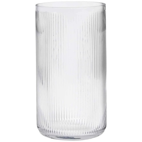 Ribbed glass clear - m&s,